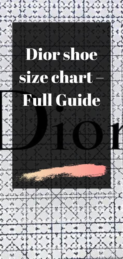 do dior shoes fit true to size|Dior size chart women.